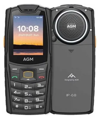 Produktbild von AGM M6 Rugged Mobile Phone 4G Dual SIM 2.4" Schwarz Wasserdicht IP68