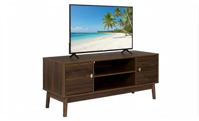 TV-Schrank aus Holz, 110x48x40 cm, braun, mit Schublade