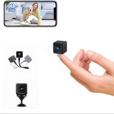 Zdjęcie produktu dla Mała bezprzewodowa kamera monitorująca WiFi 4K HD do użytku wewnątrz i na zewnątrz
