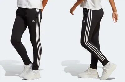 Produktbild von adidas Essentials 3-Streifen French Terry Cuffed Damen Trainingshose : S Grösse - Bekleidung: S