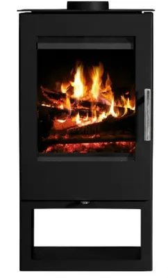Produktbild von Kaminofen Victoria Toledo schwarz - 7kW, raumluftunabhängig