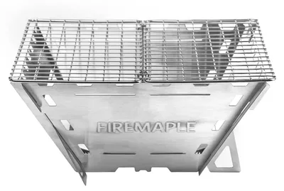Imagen del producto de Estufa de camping plegable - Acero inoxidable - 284 x 290 x 134 mm