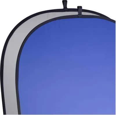 Obrázek produktu pro walimex Skládací pozadí 180x210cm šedá/modrá