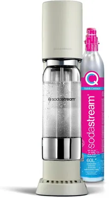 Produktbild von SodaStream ensō: Designer-Sprudelwassermaschine in sandweiß für frische Getränke