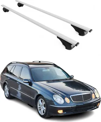 Produktbild von Dachquerträger für Mercedes-Benz Klasse E (W211), Baujahr 2003-2009, Farbe: Silber
