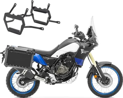 Obrázok produktu pre Sada hliníkový kufor + nosič kufra vhodný pre Yamaha Tenere 700 / World Ral