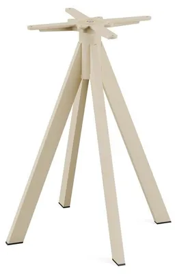 Obrázek produktu pro Infinity - Zahradní stůl, pískově zbarvený rám + černá HPL deska, Ø70 cm, 1 kus