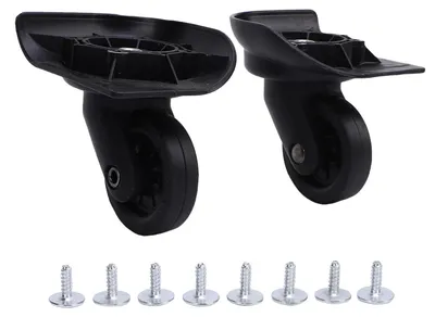 Obrázek produktu pro 2 ks náhradních koleček pro kufry, náhradní díly pro Z94 Mute Shock Absorption ABS Universal Rotation Casters