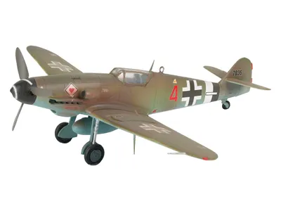 Obrázek produktu pro Revell Messerschmitt Bf-109, Model letadla s pevnými křídly, Montážní sada, 1:72, Messerschmitt Bf 109, Plast, Second World War