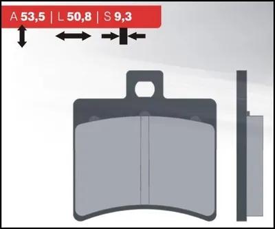 Produktbild von Bremsbeläge Kh298 (Organisch) Hinten
