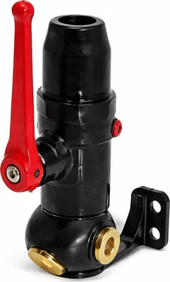 Image de PARKER HANNIFIN Raccord mural Transair 45Gr. m.2 sortie avec robinet à boisseau sphérique 6693 Dim.25 1/2", 2 pièces.