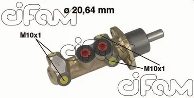 Produktbild von CIFAM 202-044 Bremszylinder Hauptbremszylinder für FIAT PUNTO (176) PUNTO Cabriolet (176C) TIPO (160) für LANCIA Y (840A)