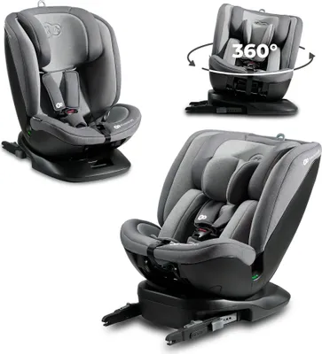 Produktbild von Kinderkraft XPEDITION 2 i-Size Kindersitz 40-150 cm - 4in1 Kombi-Sitz - 360° drehbar - ISOFIX & TOP TETHER - ab Geburt bis 12 Jahre - Grau