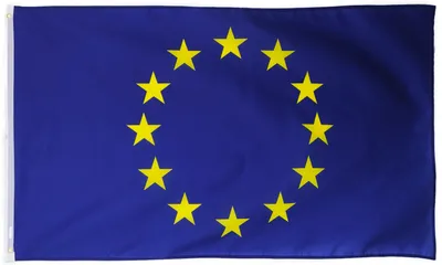 Produktbild von INQUARK 90 x 150 cm EU Flagge mit zwei Metallösen