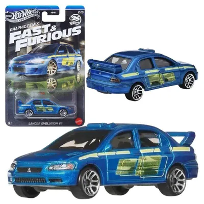 Produktbild von Hot Wheels Fast & Furious JBY47, Auto, 3 Jahr(e), Metall, Blau
