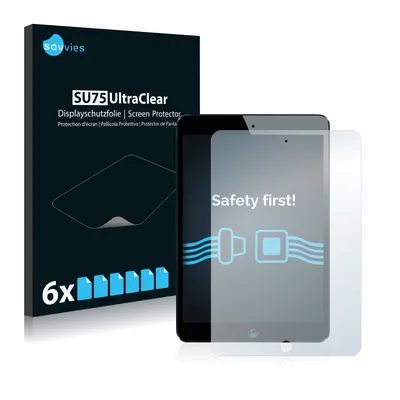 Produktbild von 6x Für Apple iPad Mini / Mini 2 Schutzfolie Savvies Displayschutz Display Schutz Folie Klar Transparent