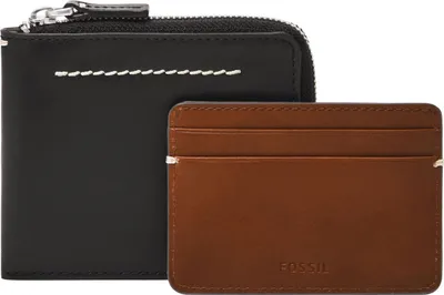 Produktbild von FOSSIL Kartenetui Kartenhalter Westover Large Zip Bifold Black schwarz