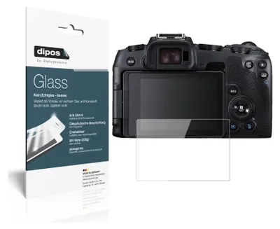 Obrázok produktu pre 2x ochranná fólia pre Canon EOS RP - Anti-Shock 9H Film dipos Glass Plastic Glass