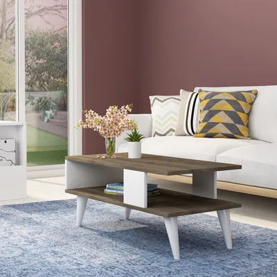 Obrázok produktu pre Skye Decor, Konferen?ný stolík - Debede (orech + biela)