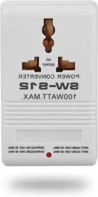 Zdjęcie produktu dla Transformator podróżny – 100 W – 10 V/120 V na 220 V/240 V – wtyczka CN