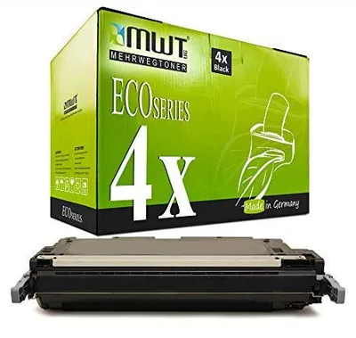 Mehrwegtoner 4x Tonerkartusche kompatibel mit HP Q7560A Schwarz – Produktansicht 1