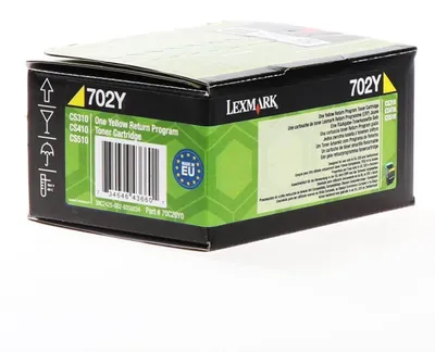 Produktbild von Lexmark 702Y - Gelb - original - Tonerpatrone