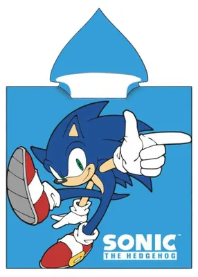 Immagine prodotto di Sonic Asciugamano Poncho, 55x110cm