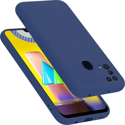 Produktbild von Cadorabo Schutzhülle für Samsung Galaxy M31 Hülle in Blau Handyhülle Case Cover TPU Etui