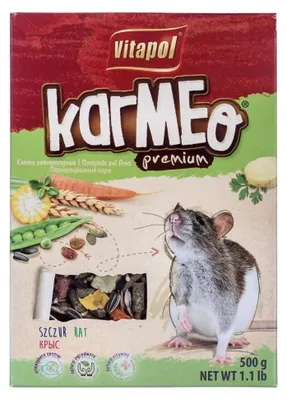 Zdjęcie produktu dla VITAPOL Karmeo Premium - karma dla szczurów - 500g
