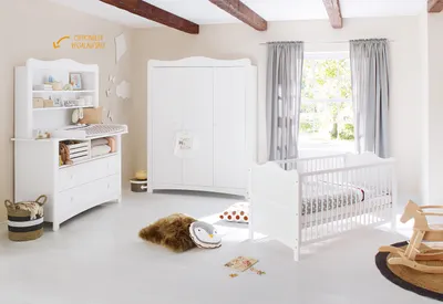 Produktbild von Kinderzimmer 'Florentina' extrabreit groß, inkl. extrabreitem Regalaufsatz