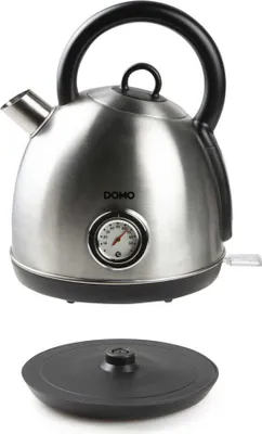 Produktbild von Domo DO9230WK, 1,7 l, 2200 W, Edelstahl, Edelstahl, Überhitzungsschutz, Drahtlos