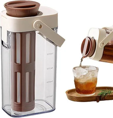 Obrázek produktu pro Zařízení na přípravu studené kávy 1 l, odolné, s víkem a rukojetí