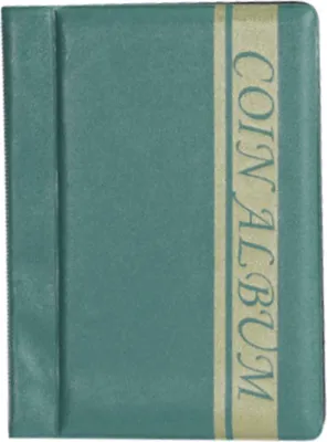 Produktbild von Coin Collection Book Album 120 Taschen Coins Collection Album Coin Storage Organizer für Münzgeld-Grün