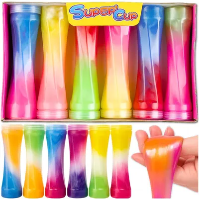Zdjęcie produktu dla Masa Plastyczna Slime Glut Kolorowa Brokat Duży Zestaw Glutów Dla Dzieci