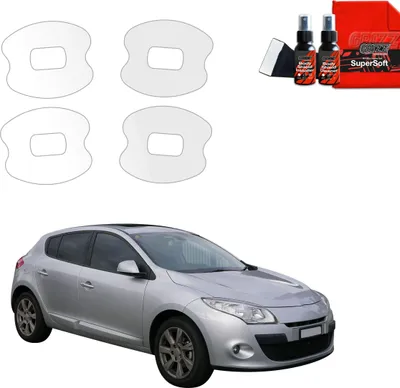 Obrázek produktu pro ochranná fólie 4v1 Grizz Protector pro prohlubně klik dveří - Renault Megane 3 Kombi 5D (2008-2012)