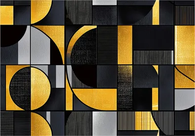Produktbild von Fototapete Abstrakt Geometrisch - 250x175 cm - inklusive kleister - Vlies Tapete - Vliestapete Wohnzimmer Schlafzimmer Küche Modern Wandtapete