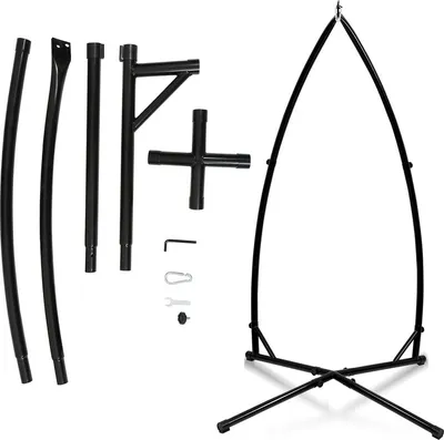 Produktbild von SWANEW Hängesessel Gestell Hängesesselgestell 215cm Hängestuhl Ständer bis 150kg (Ohne Hängematte) Hängesitz Ständer Hängesitzständer