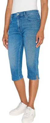 Produktbild von Pepe Jeans Damen Skinny Crop Hw Shorts, Blau (Denim-HU6), 25W