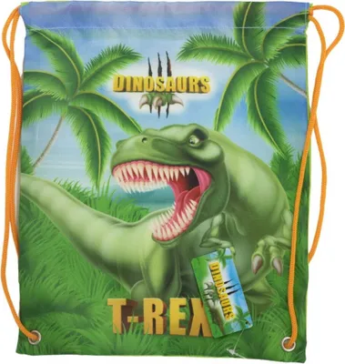 Produktbild von Dinosaurier Turnbeutel Kinder Sporttasche Schule Umhängetasche