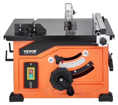 Image de Scie circulaire de table VEVOR capacité de coupe maximale 225 mm vitesse de coupe 4800 tr/min pour le travail du bois de bricolage et la fabrication de meubles