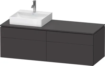 Produktbild von DURAVIT LC4870L80800000 Konsolen-WTU wh L-Cube 550x1400x482mm