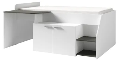 Produktbild von BETT 90 x 200 Weiß 204/91/135