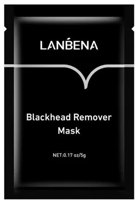 Produktbild von Schwarze Maske, Lanbena, Schwarze Maske, aus Bambuskohle, zur Entfernung von Mitessern, 5gr