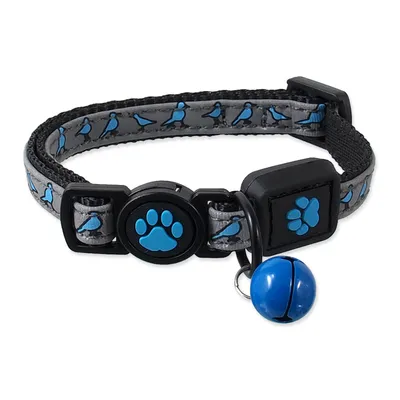 Obrázok produktu pre Obojok CAT Reflexný modrý XS 1 ks