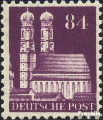 Produktbild von Briefmarken Bizone (Alliierte Besetzung) 1948 Mi 95 postfrisch Bauten