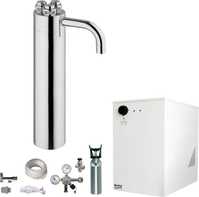Produktbild von Tafelwassergerät BieTal® BT-30U Kühlung Schanksäule 3-Wege Puls 335 2KG CO2