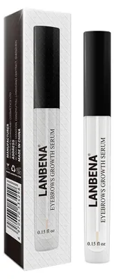 Produktbild von Augenbrauen Stimulierendes Serum, Lanbena, Wimpern, für das Wachstum und die Verdickung der Augenbrauen, 4ml