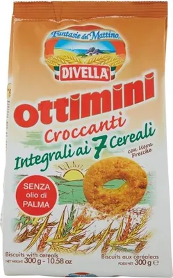Produktbild von Divella biscotti ottimini croccanti integrali ai 7 cereali da 300 grammi (1000037564)