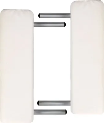 Produktbild von vidaXL Massageliege Klappbar 2-Zonen mit Aluminiumgestell Cremeweiß