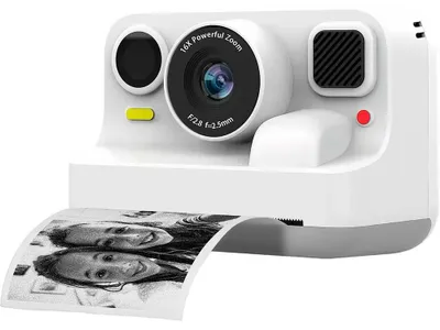 Image de Denver KPC-1374BTW Appareil photo pour enfants avec impression thermique et Bluetooth Blanc Neuf